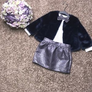 Oh So Cute Janie and Jack Outfit with Faux Fur